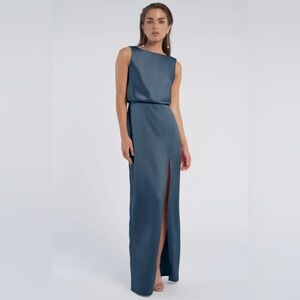 Jenny Yoo Evening Blue Rivka Dress